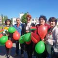 Участие в митинге, приуроченному Дню Победы 