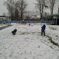 Осенние снеговики из первого снега