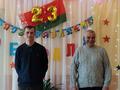 Коллективное поздравление мужчин с 23 февраля
