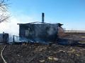 Пал сухой травы стал причиной пожара. Пал сухой травы стал причиной пожара.